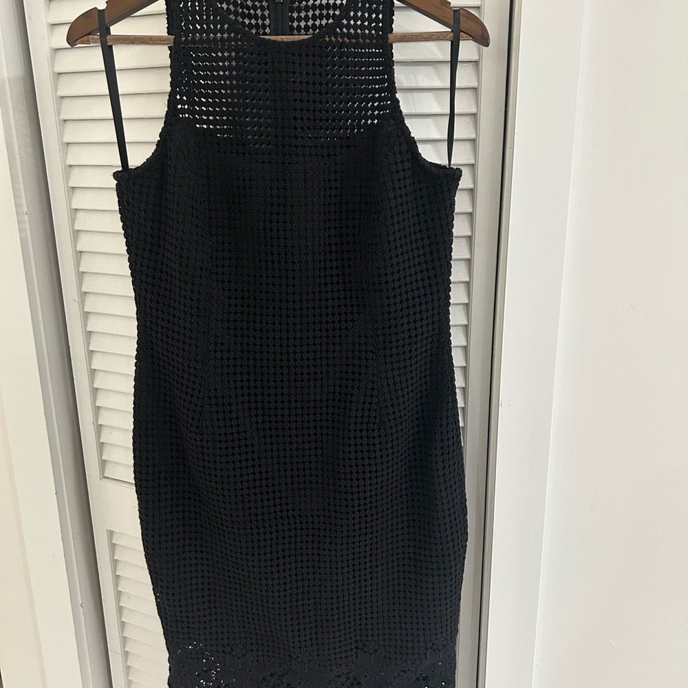 WHBM Black Lace Sheath Dress - Picture 3 of 11